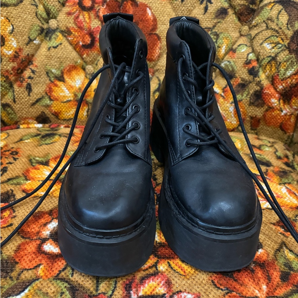 Naked Wolfe Platform Ankle Boots